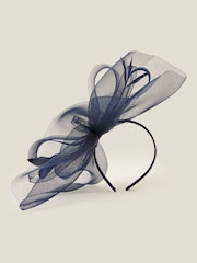 Accessorize Blue Large Rhea Crin Fascinator - Image 1 of 7