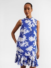 Hobbs Blue Madeline Dress - Image 3 of 5