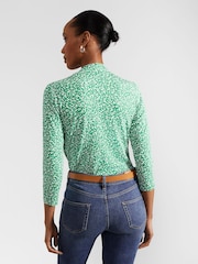 Chão verde - Blusa estampada Hobbs Aimee - Imagem 2 de 4