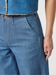 Wrangler Blue Trouser Fit Wide Leg Jeans - Image 4 of 6