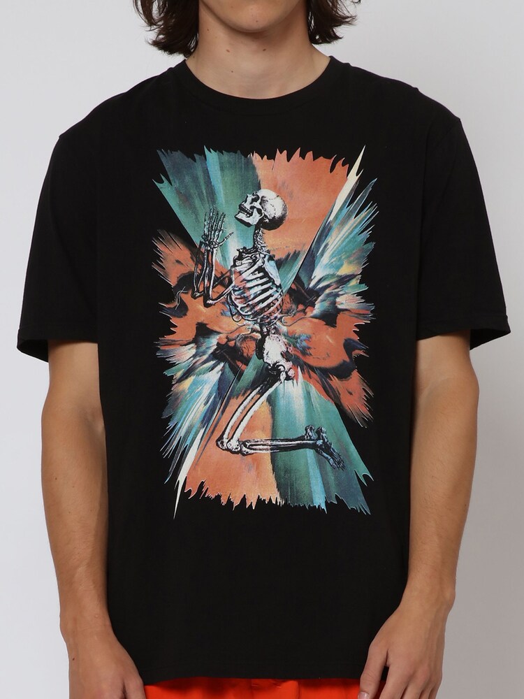 Religion Black Spectrum 100% Cotton T-Shirt - Image 2 of 5 Religion Black Spectrum 100% Cotton T-Shirt - Image 2 of 5