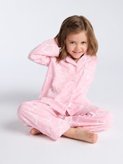 Boux Avenue Kids Fleece Pyjamas in a Bag - Image 1 of 6