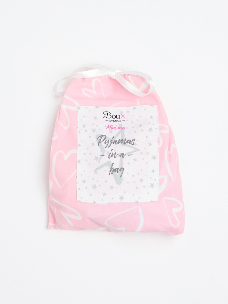 Boux Avenue Kids Fleece Pyjamas in a Bag - Image 2 of 6