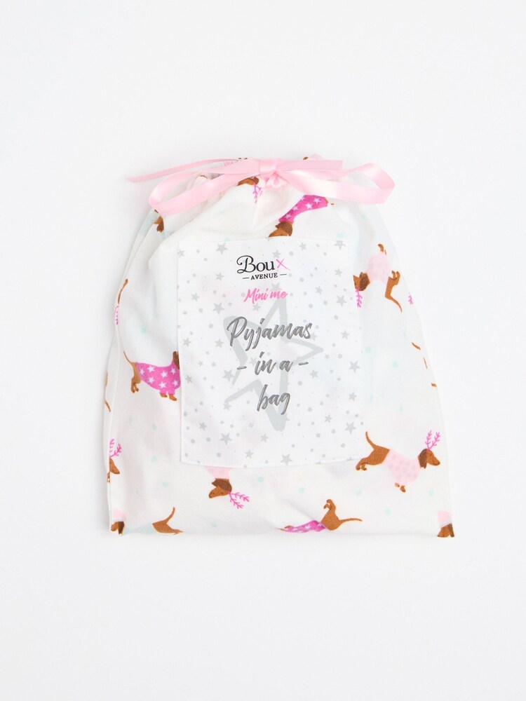 Boux Avenue Kids Fleece Pyjamas in a Bag - Image 2 of 6