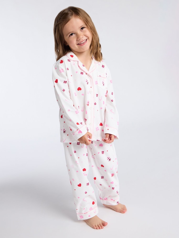 Boux Avenue Kids Cream Present Pyjamas In A Bag - Image 1 of 5