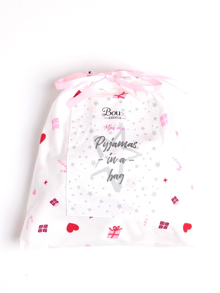 Boux Avenue Kids Cream Present Pyjamas In A Bag - Image 2 of 5
