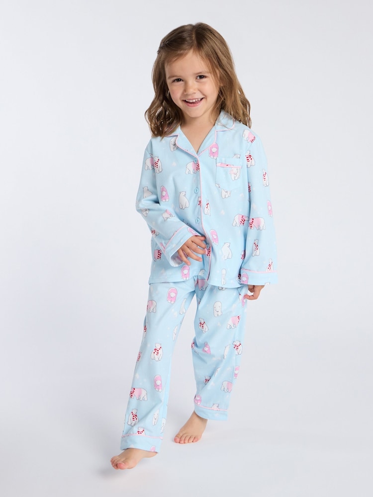 Boux Avenue Kids Fleece Pyjamas in a Bag - Image 1 of 7
