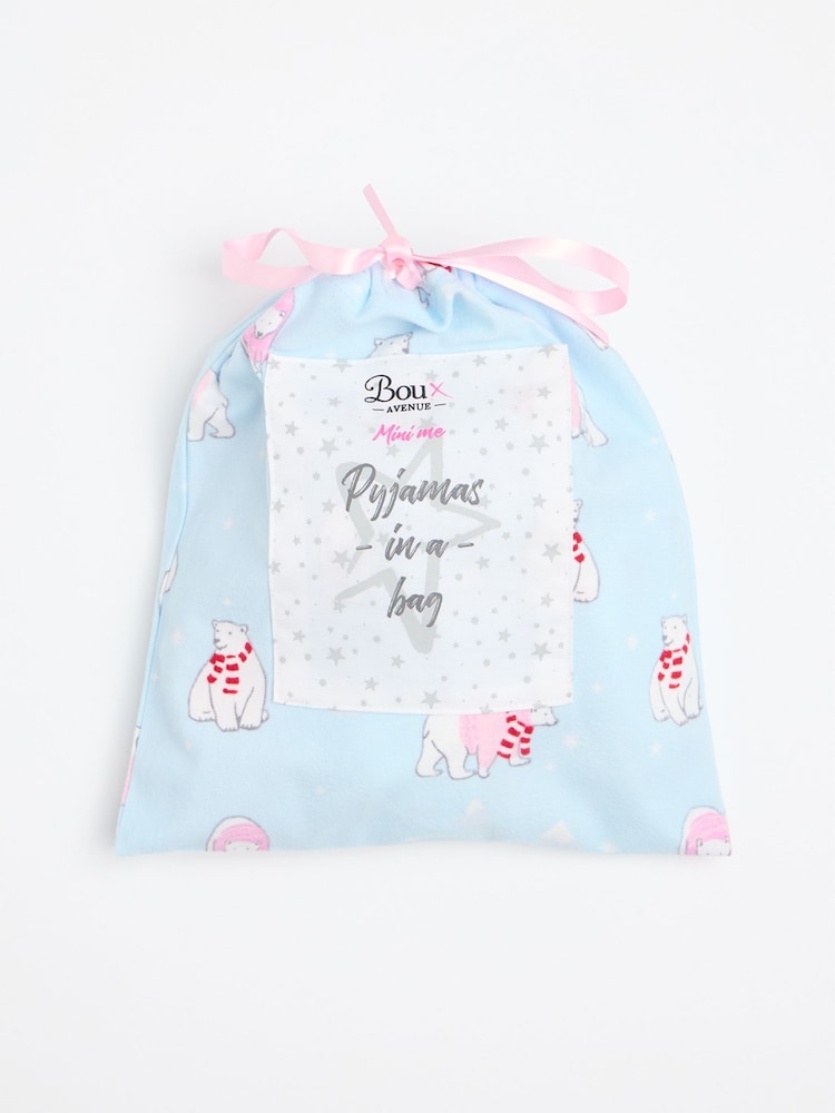 Boux Avenue Kids Fleece Pyjamas in a Bag - Image 2 of 7