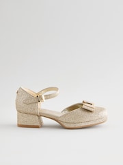 Baker by Ted Baker Girls Platform Heel Ocassion Bow Shoes - Image 2 of 7