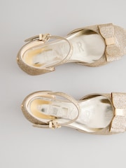 Baker by Ted Baker Girls Platform Heel Ocassion Bow Shoes - Image 5 of 7