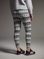 Black Maternity Christmas Leggings - Image 4 of 9
