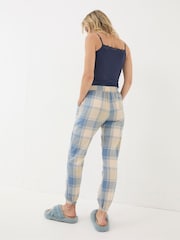 FatFace Cora Ivory Check Check Pyjama Bottoms - Image 2 of 6