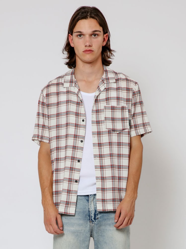 Religion White Check Shirt - Image 1 of 5