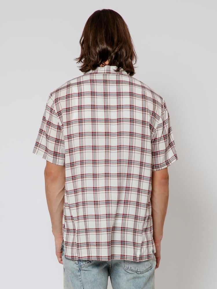 Religion White Check Shirt - Image 2 of 5 Religion White Check Shirt - Image 2 of 5