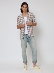 Religion White Check Shirt - Image 5 of 5
