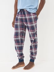 FatFace Kemble Red Check Pyjama Bottoms - Image 1 of 6
