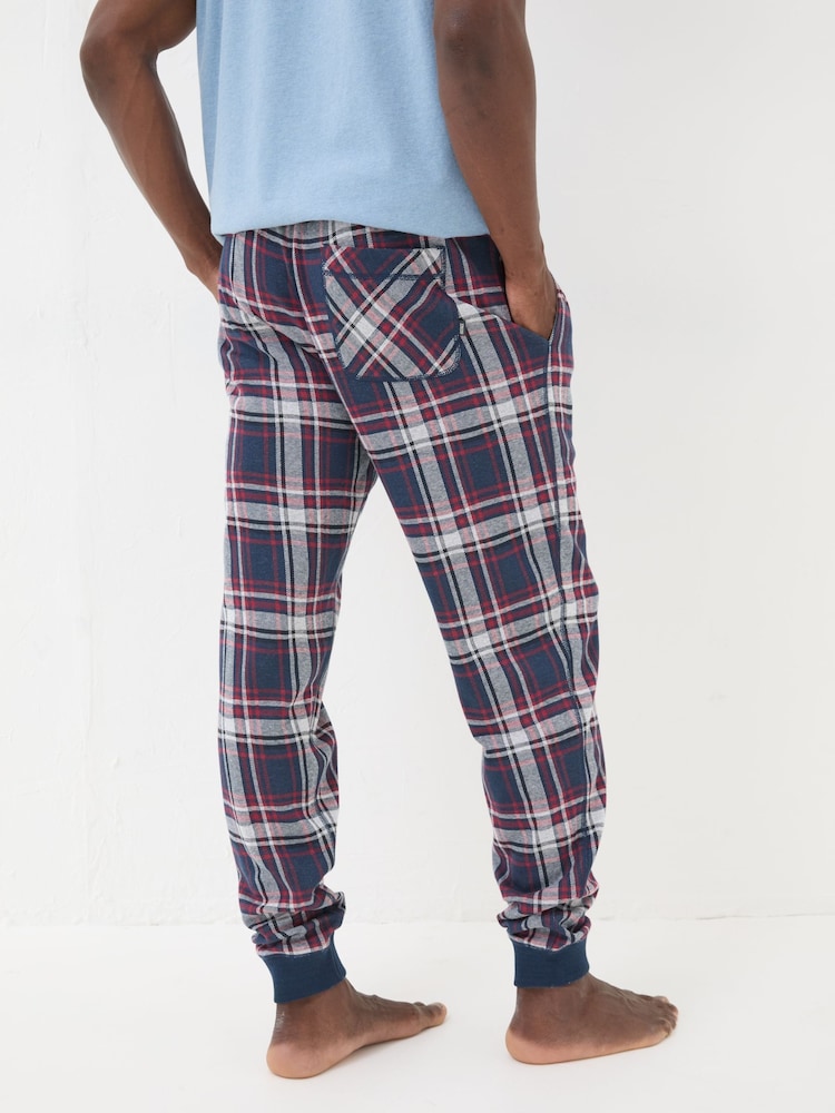 FatFace Kemble Red Check Pyjama Bottoms - Image 2 of 6