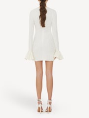 Rotate White Bow Embroidered Mini Dress - Image 2 of 3