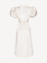 Rotate White Puff Sleeve Midi Dress - Image 5 of 5