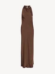 Rotate Brown Lace Trim Maxi Dress - Image 7 of 8