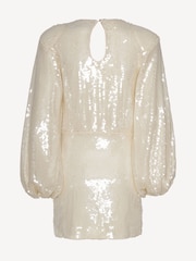 Rotate White Sequins Mini Dress - Image 6 of 6
