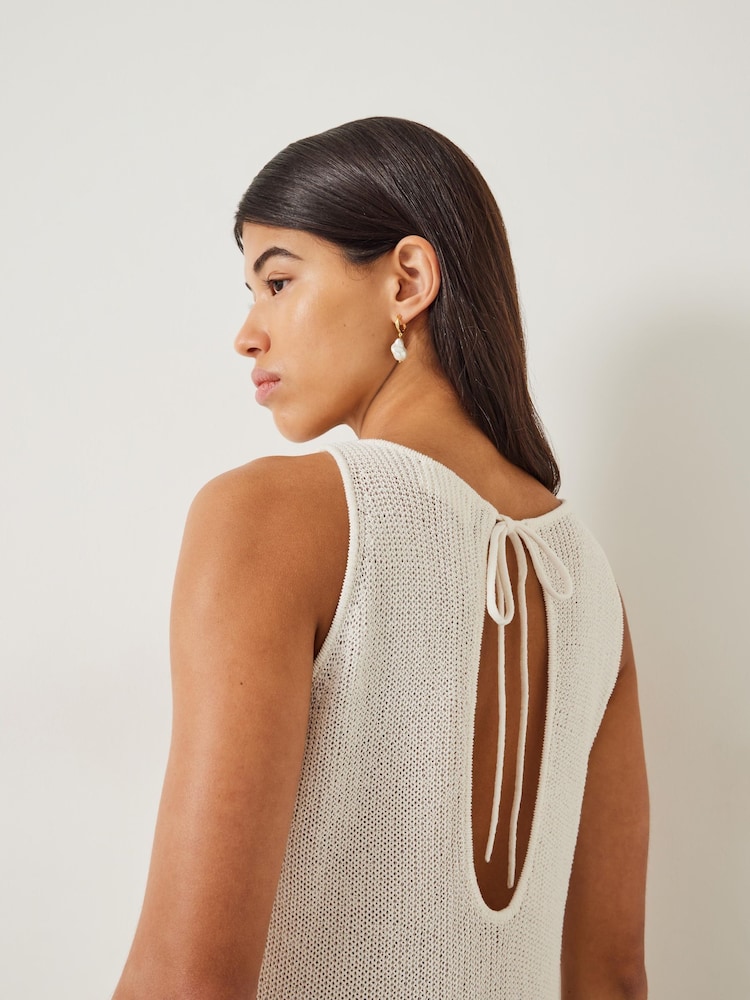 Hush White Clara Knitted Beach Dress - Image 2 of 5