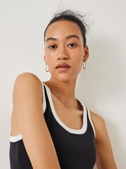 Hush Black Lena Contrast Trim Vest - Image 4 of 5
