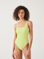 Hush Green Lola Stripe Scoop Swimsuit - Image 1 of 5