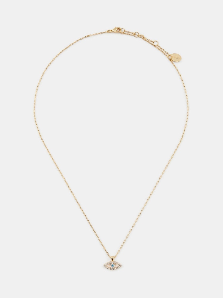 Hush Gold Tone Evil Eye Necklace - Image 1 of 3