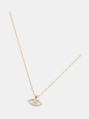 Hush Gold Tone Evil Eye Necklace - Image 2 of 3