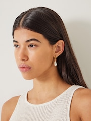 Hush Gold Tone Baroque Pearl Drop Earrings - Image 3 of 3