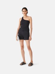 Hush Black Nula One Shoulder Vest - Image 3 of 5