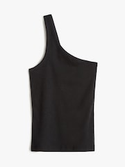 Hush Black Nula One Shoulder Vest - Image 5 of 5