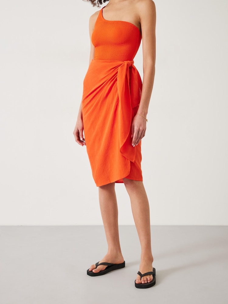 Hush Orange 100% Cotton Ruby Sarong - Image 2 of 5