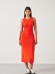 Hush Orange Sleeveless Judy Jersey Midi Dress - Image 1 of 4