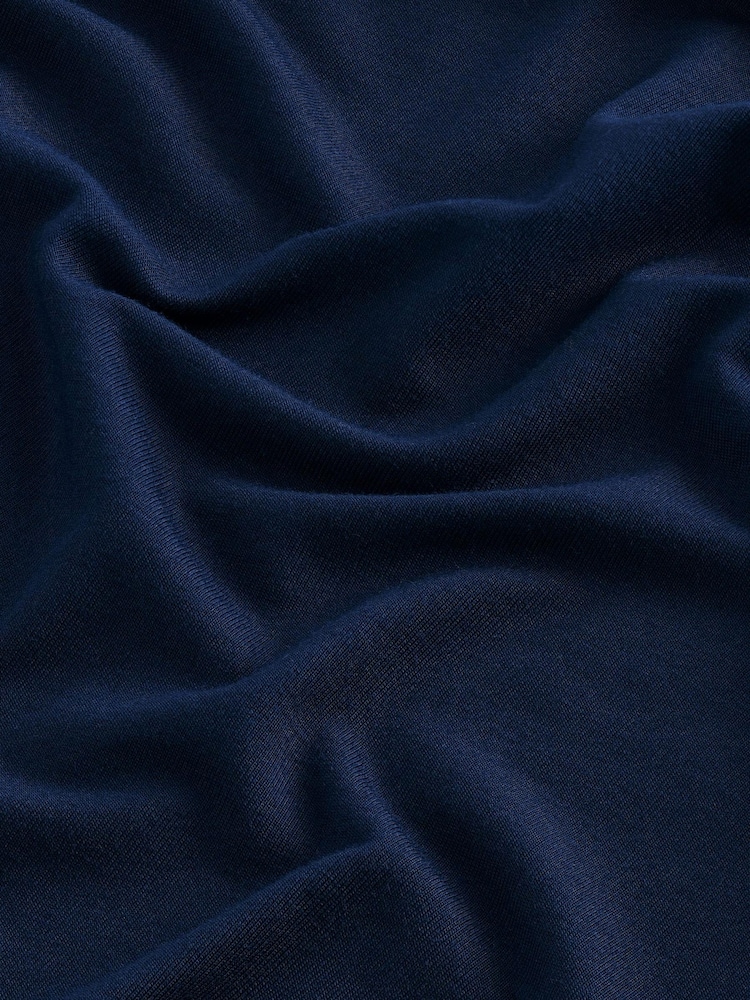 Laura Ashley Navy Modal Lace Trim Nightie - Image 8 of 8