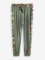 B by Ted Baker Green Satin Jersey Mix Pyjamas Set - Bild 24 von 26