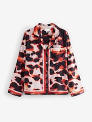 B by Ted Baker – schwarzer Satin-Jacquard-Pyjama - Bild 6 von 9