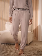 B by Ted Baker Pink Ribbed Cuffed Joggers - Image 1 of 9