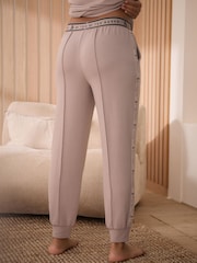 B by Ted Baker Pink Ribbed Cuffed Joggers - Image 3 of 9