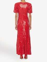 Rotate Red Mini Sequins Dress - Image 2 of 5