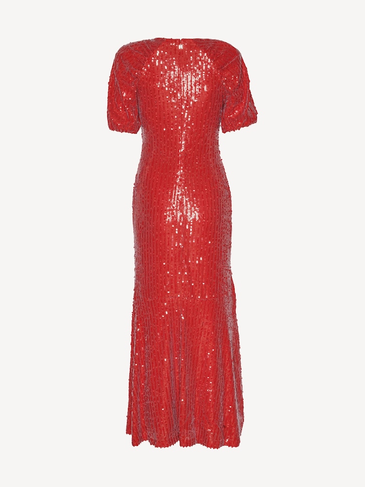 Rotate Red Mini Sequins Dress - Image 5 of 5