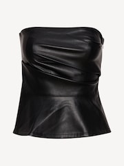 Rotate Black Bardot Draped Top - Image 7 of 7