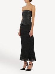 Rotate Black Lace Midi Skirt - Image 3 of 5
