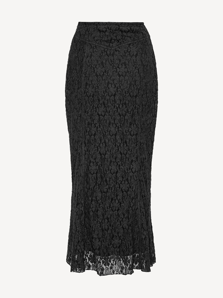 Rotate Black Lace Midi Skirt - Image 5 of 5