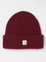 FatFace Red Beanie - Image 1 of 2