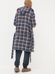 FatFace Chepstow Navy Dressing Gown - Image 2 of 5