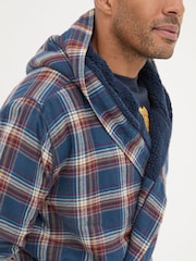 FatFace Chepstow Navy Dressing Gown - Image 4 of 5