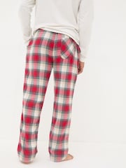 FatFace Bramber Red Check Pyjama Bottoms - Image 2 of 6