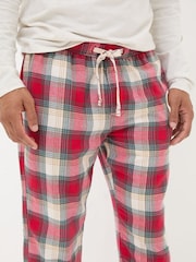 FatFace Bramber Red Check Pyjama Bottoms - Image 5 of 6